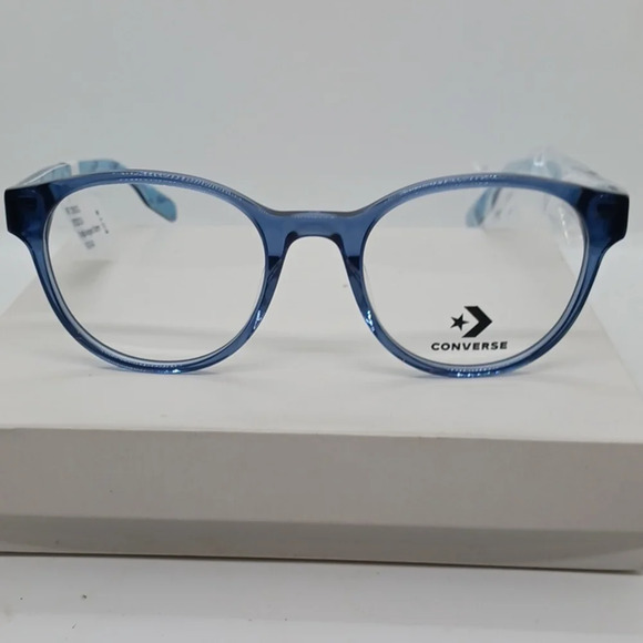 NWT MEN'S CONVERSE EYEGLASS FRAMES CV5002G CRYSTAL AEGEAN STORM - Picture 2 of 4